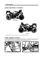 Предварительный просмотр 6 страницы Suzuki GSX-R1000 2007 Service Manual