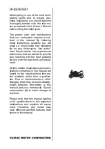 Предварительный просмотр 4 страницы Suzuki GSX-R1000/A Owner'S Manual