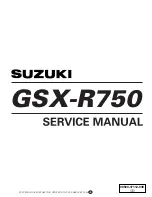 Suzuki GSX-R750 Service Manual предпросмотр