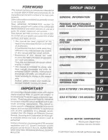 Предварительный просмотр 3 страницы Suzuki GSX-R750W 1993 Service Manual