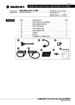 Suzuki GSX-S1000 Installation Instructions Manual предпросмотр