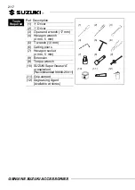 Предварительный просмотр 2 страницы Suzuki GSX-S1000 Installation Instructions Manual