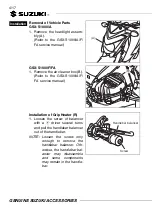 Preview for 4 page of Suzuki GSX-S1000 Installation Instructions Manual