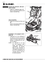 Предварительный просмотр 22 страницы Suzuki GSX-S1000 Installation Instructions Manual