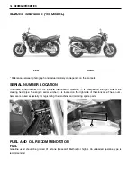 Предварительный просмотр 8 страницы Suzuki GSX1200 1999 Service Manual