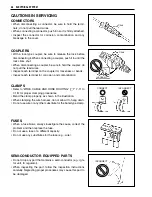 Предварительный просмотр 196 страницы Suzuki GSX1200 1999 Service Manual