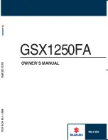 Suzuki GSX1250FA Owner'S Manual предпросмотр