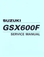 Предварительный просмотр 2 страницы Suzuki GSX600F Service Manual