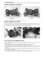 Предварительный просмотр 9 страницы Suzuki GSX600F Service Manual