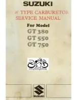 Suzuki GT 380 Service Manual предпросмотр