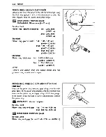 Предварительный просмотр 69 страницы Suzuki GZ250 1999 Service Manual