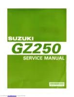 Suzuki GZ250 Marauder Service Manual preview