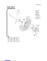 Предварительный просмотр 116 страницы Suzuki GZ250 Marauder Service Manual