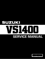 Suzuki Intruder VS1400 Service Manual preview