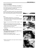 Предварительный просмотр 21 страницы Suzuki Intruder VS600GL Service Manual