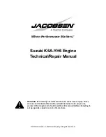 Suzuki K6A-YH6 Technical/Repair Manual preview