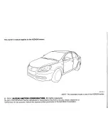 Preview for 2 page of Suzuki Kizashi Owner'S Manual