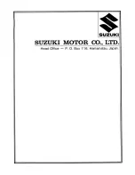 Preview for 40 page of Suzuki LJ10 Service Manual