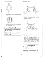 Предварительный просмотр 67 страницы Suzuki LS650P Owner'S Manual