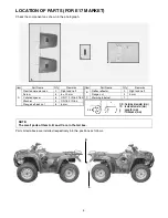 Preview for 6 page of Suzuki LT-A400FK3 Setup Manual