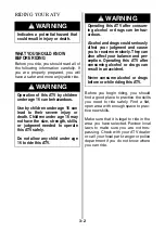 Preview for 43 page of Suzuki LT-A450X 2006 Owner'S Manual