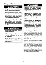 Preview for 67 page of Suzuki LT-A450X 2006 Owner'S Manual