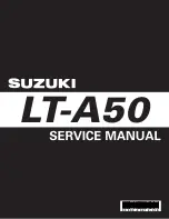 Suzuki LT-A50 Service Manual preview