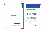 Preview for 1 page of Suzuki LT-F160 2006 Owner'S Manual