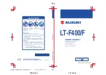 Suzuki LT-F400 Owner'S Manual preview