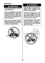 Предварительный просмотр 34 страницы Suzuki LT-Z90 Owner'S Manual