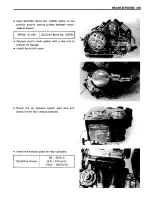 Предварительный просмотр 114 страницы Suzuki Madura GV700GL Service Manual