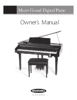 Suzuki Micro Grand Digital Piano Owner'S Manual preview