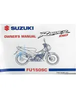 Предварительный просмотр 1 страницы Suzuki Raider 150 FU150SC Owner'S Manual