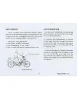 Предварительный просмотр 20 страницы Suzuki Raider 150 FU150SC Owner'S Manual