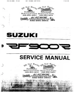 Suzuki RF 900 R Service Manual предпросмотр