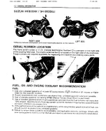 Предварительный просмотр 10 страницы Suzuki RF 900 R Service Manual