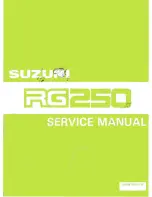 Suzuki RG250 Service Manual предпросмотр