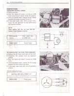 Предварительный просмотр 104 страницы Suzuki RG250 Service Manual