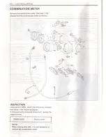 Предварительный просмотр 112 страницы Suzuki RG250 Service Manual