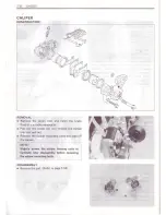 Предварительный просмотр 157 страницы Suzuki RG250 Service Manual