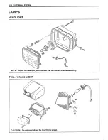 Предварительный просмотр 124 страницы Suzuki rg500 Service Manual