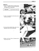 Предварительный просмотр 133 страницы Suzuki rg500 Service Manual