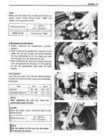 Предварительный просмотр 139 страницы Suzuki rg500 Service Manual