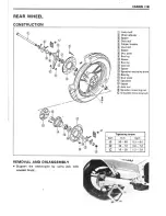 Предварительный просмотр 167 страницы Suzuki rg500 Service Manual