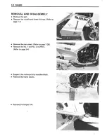 Предварительный просмотр 182 страницы Suzuki rg500 Service Manual