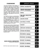 Preview for 3 page of Suzuki RGV250L 1990 Service Manual