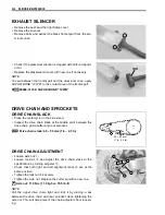 Предварительный просмотр 32 страницы Suzuki RM 250 2003 Owner'S Service Manual