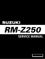 Suzuki RM-Z250 Service Manual предпросмотр