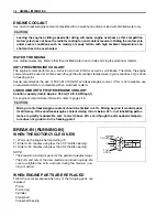 Предварительный просмотр 13 страницы Suzuki RM-Z250 Service Manual