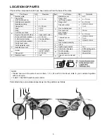 Предварительный просмотр 6 страницы Suzuki RM-Z450L5 Set-Up Manual/Parts List